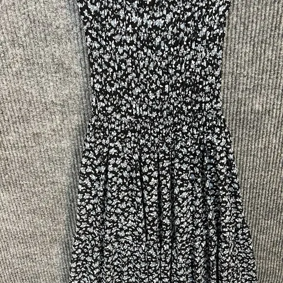 Michael Kors Womens Smocked Tank Dress Size Small Blue Floral Bohemian Cottage - Picture 5 of 11